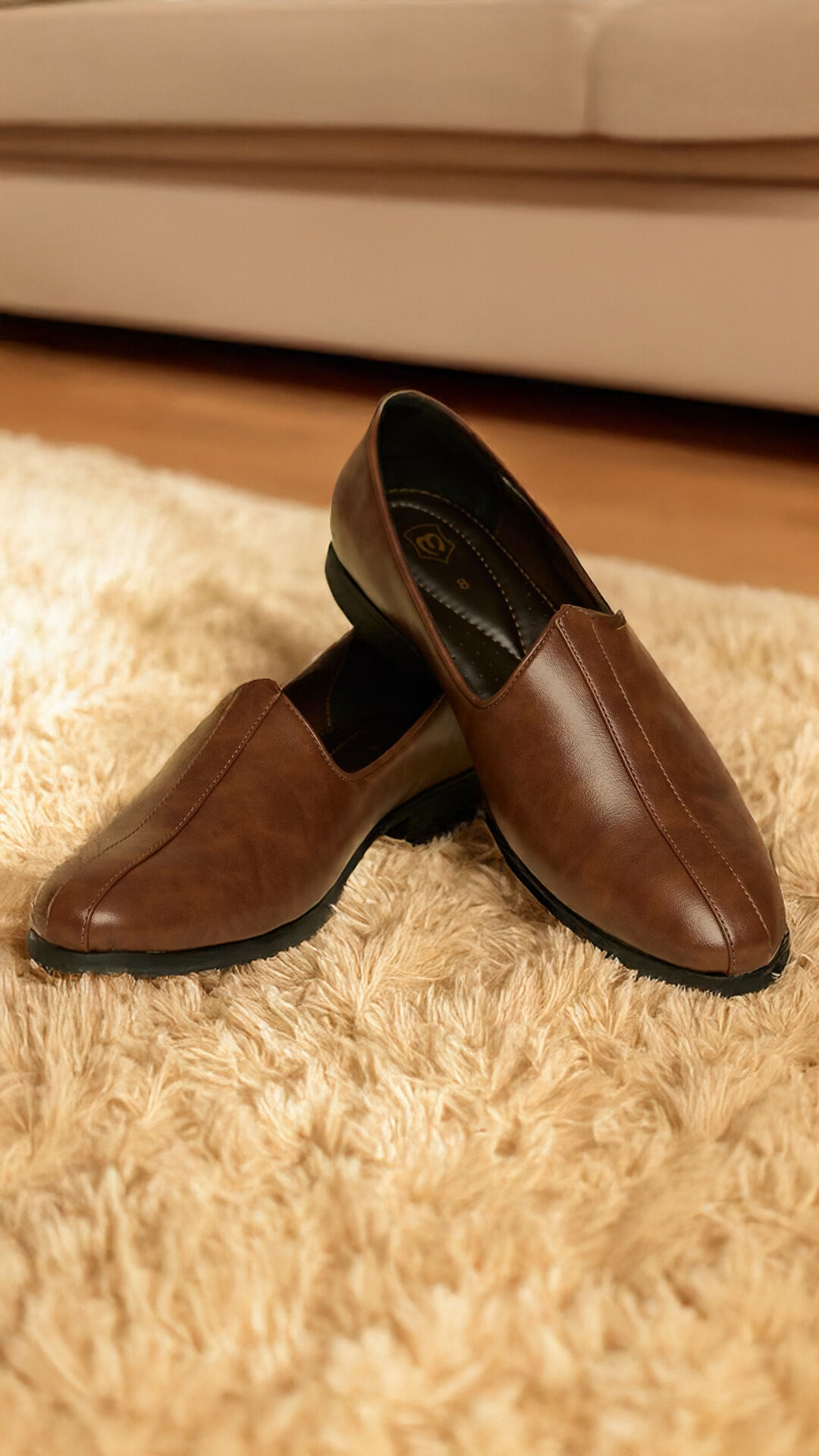 A beautifull brown jutti for men wedding